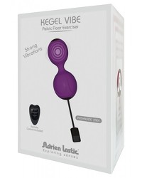 Adrien Lastic Pelvic Floor Exerciser: Vibrokugel-Duo, lila